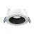 Noxion Faretti LED Ares Profondo ring Bianca - con Inner Il Anello Nero | Ritaglio 68mm - incl. GU10 Fitting