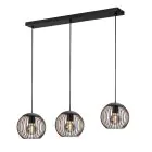 Eglo Luce Pendente Almanzora Nero, Rame | Adatto per 3x E27